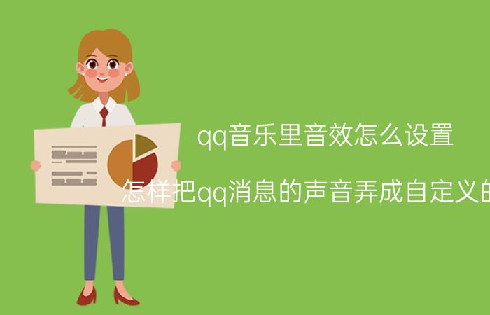 qq音乐里音效怎么设置 怎样把qq消息的声音弄成自定义的呢？